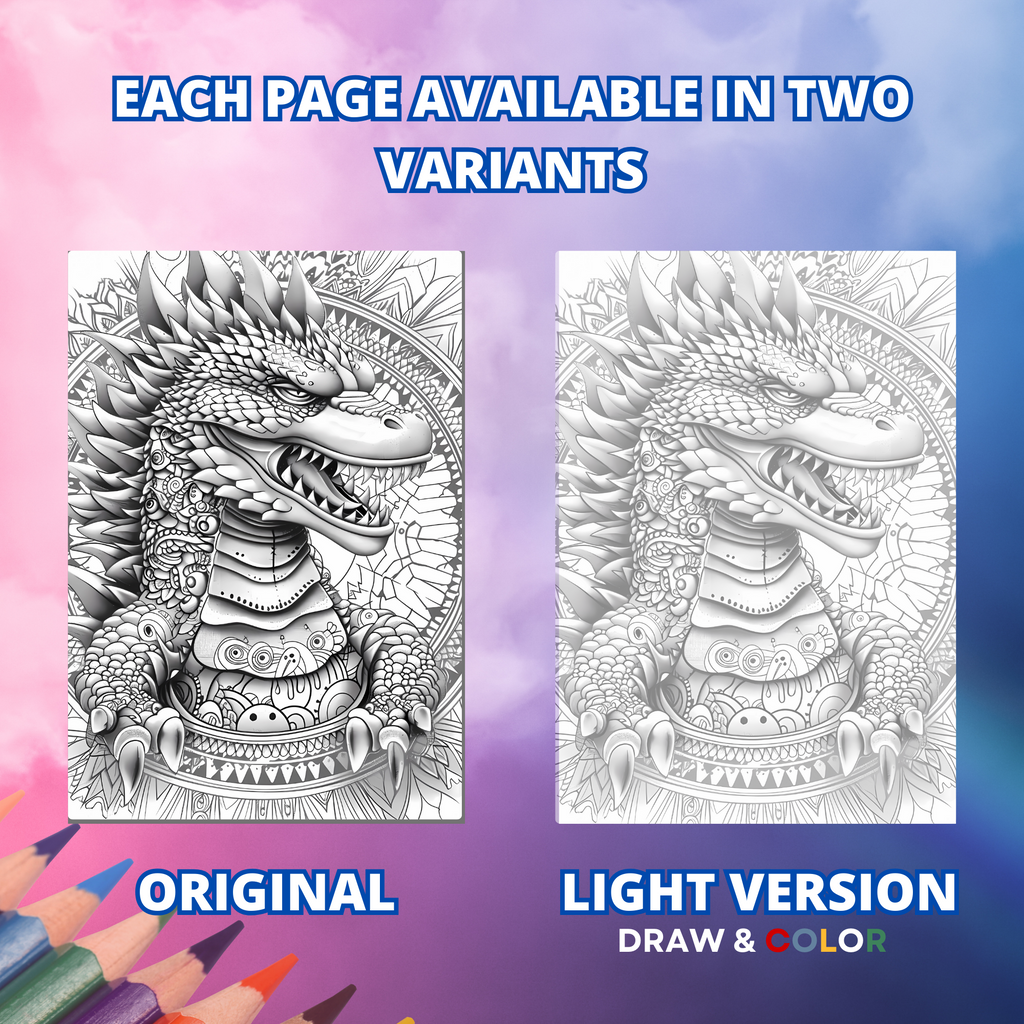 Animal Mandala Coloring Pages