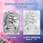 Animal Mandala Coloring Pages