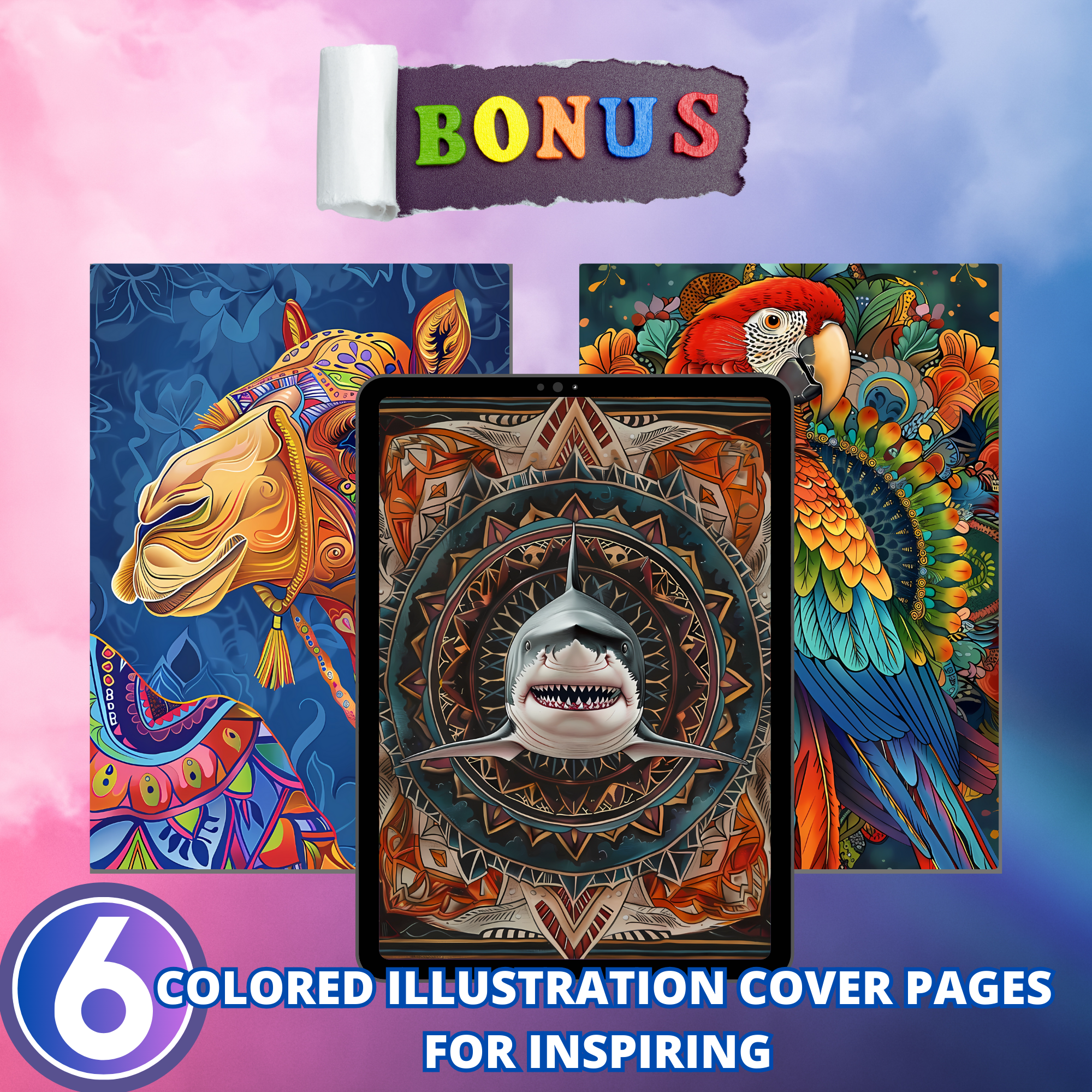 Animal Mandala Coloring Pages