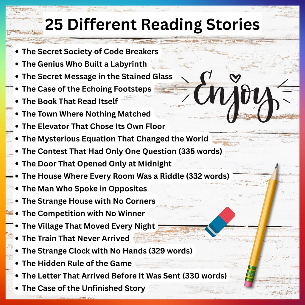 Logic Reading Stories