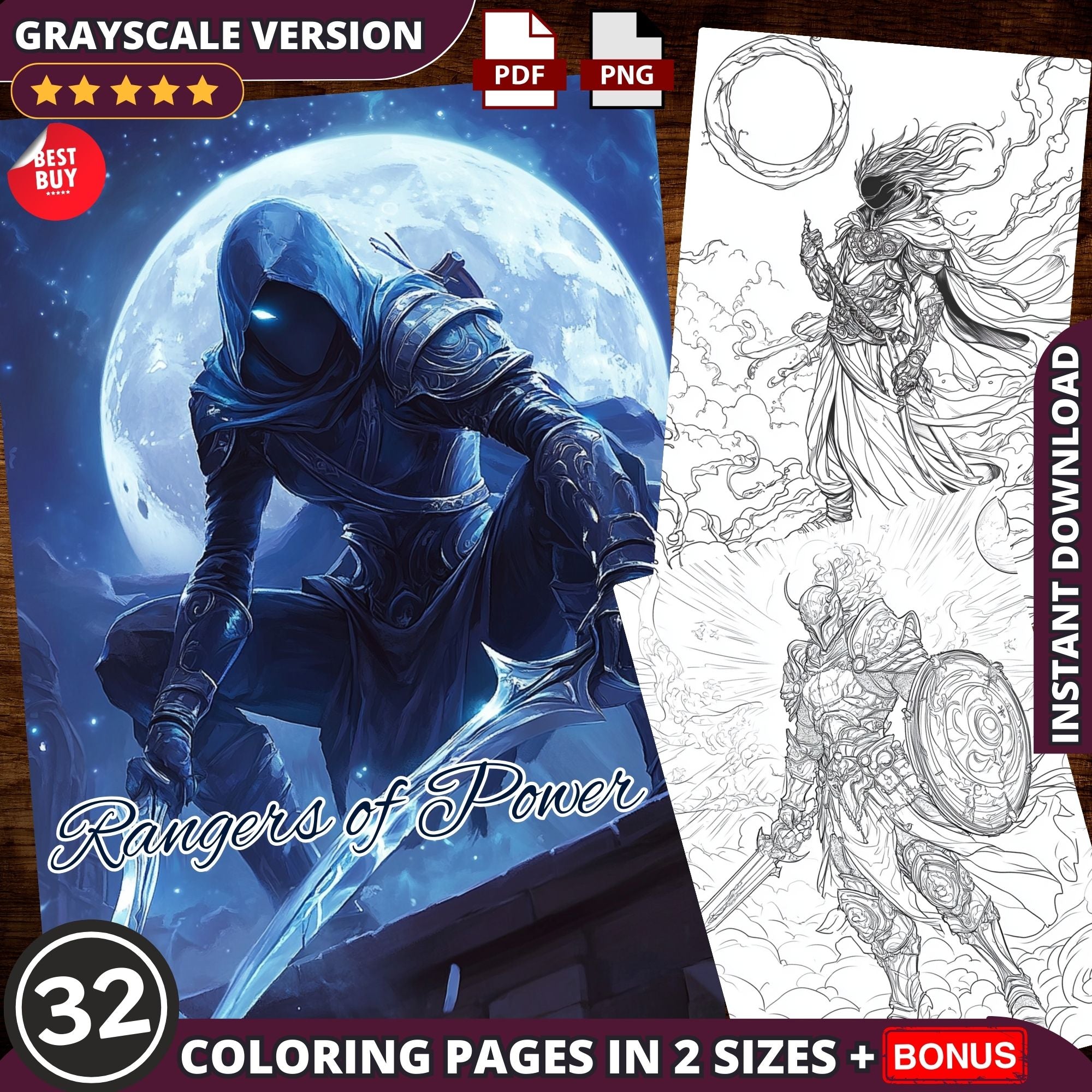 Rangers Of Power Coloring Pages