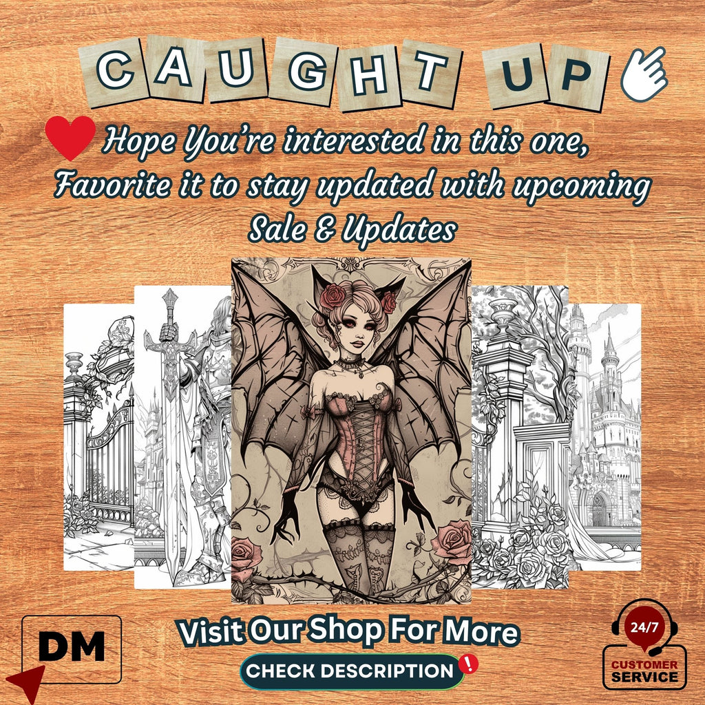 Enchantment Gothics Coloring Pages