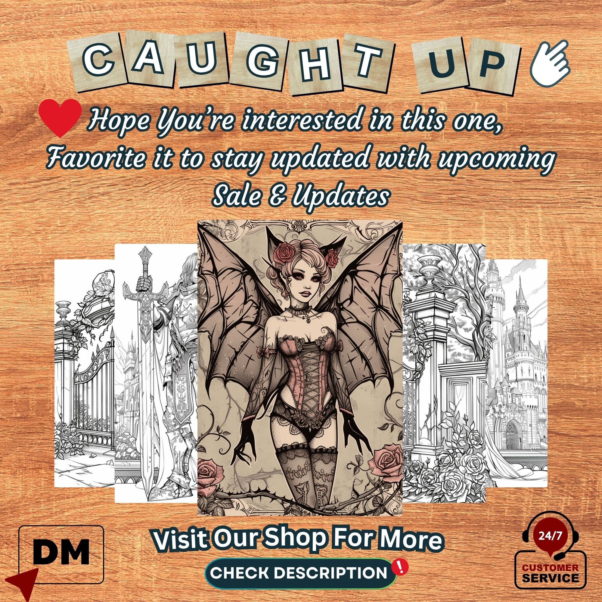 Enchantment Gothics Coloring Pages