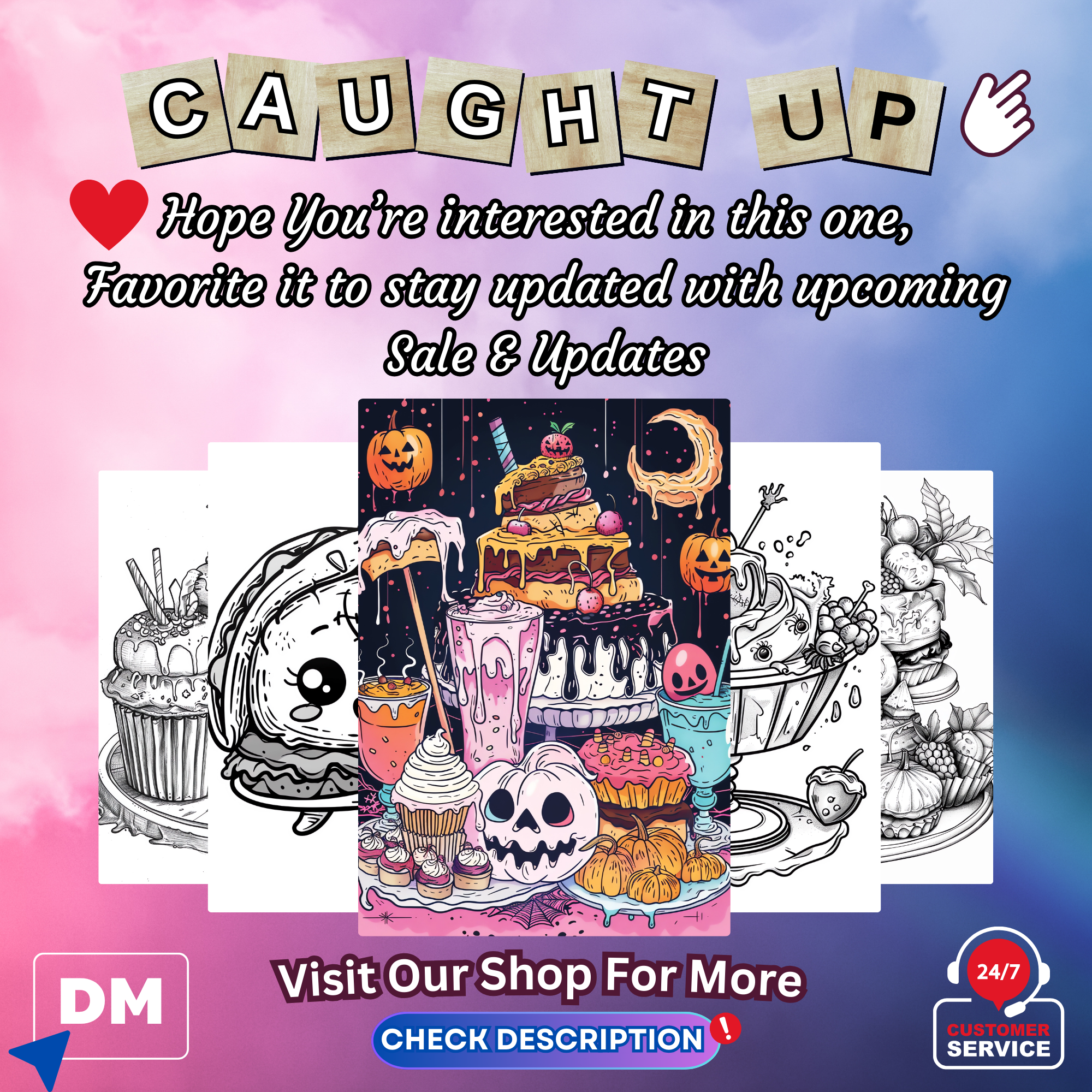 Spooky Delicious Food Coloring Pages