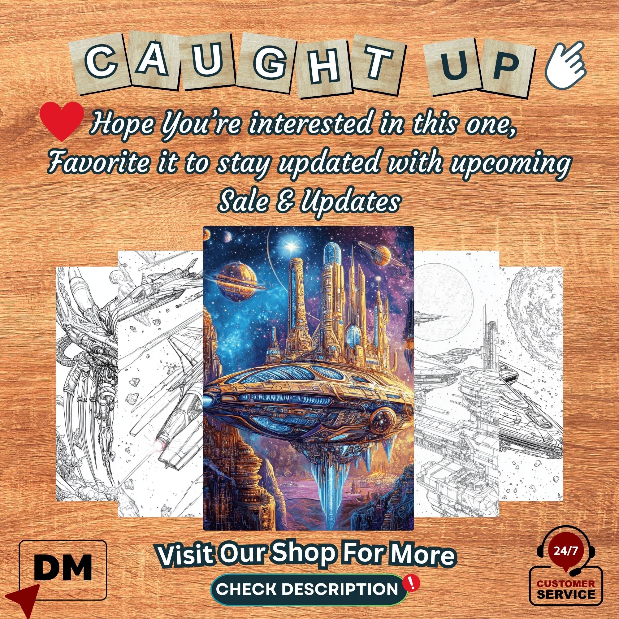 Voyagers of the Cosmos Coloring Pages