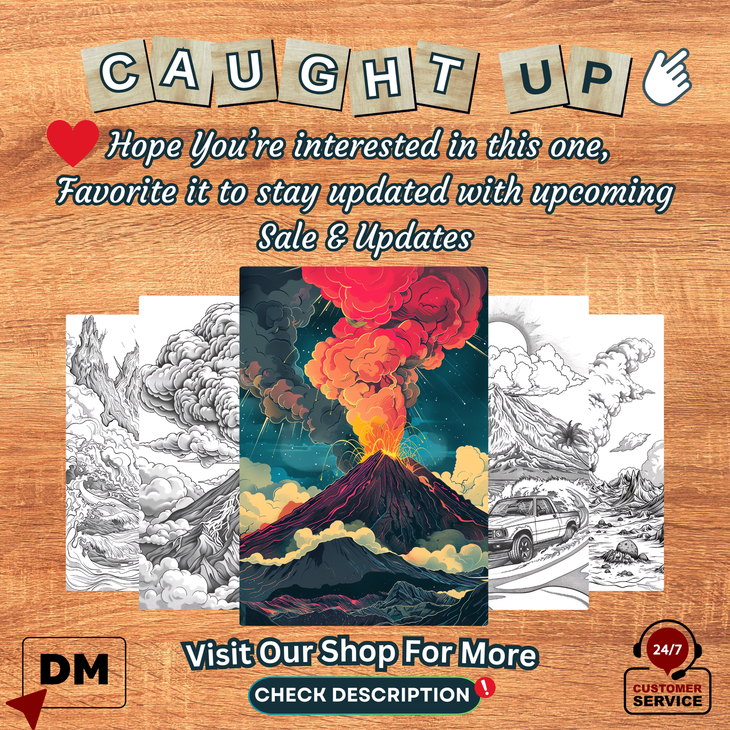 The Great Mountains' Volcanoes Coloring Pages