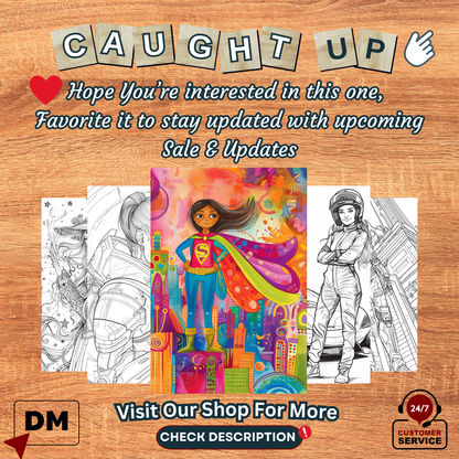 Girlie Heroes Coloring Pages