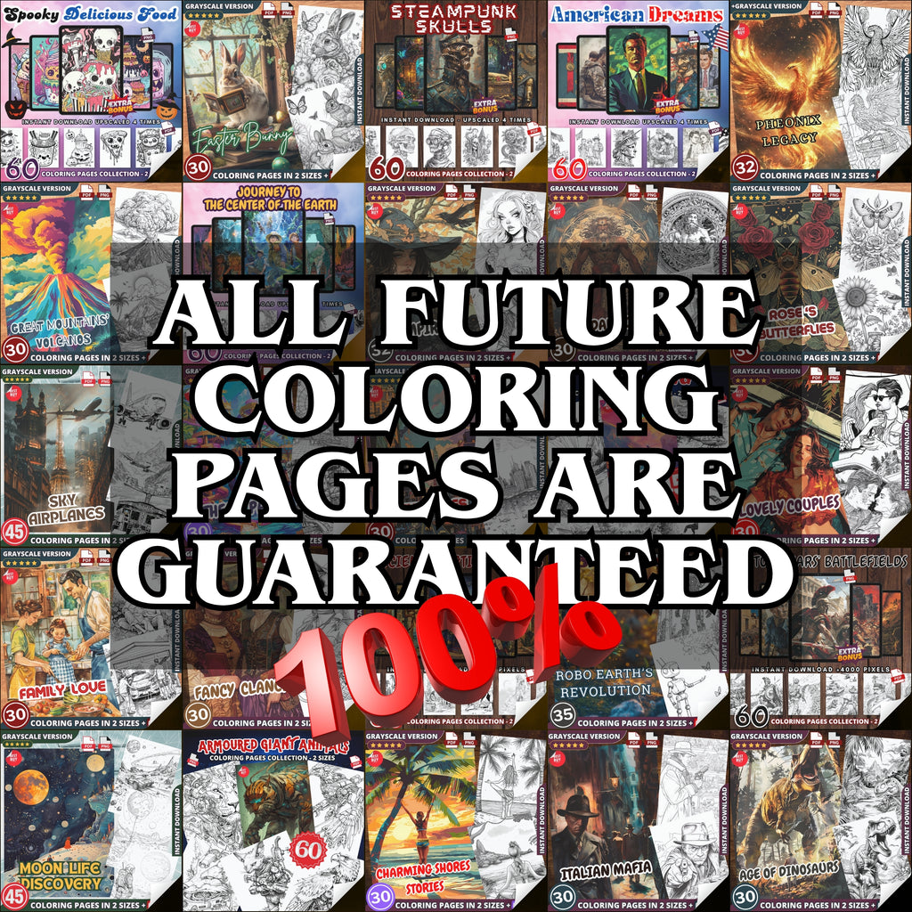 Coloring Pages Bundle - 80% OFF