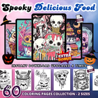Spooky Delicious Food Coloring Pages