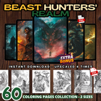 Beast Hunters' Realm Coloring Pages