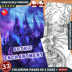 Enchantment Gothics Coloring Pages
