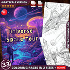 Universe Space Tour Coloring Pages
