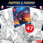 Pirates of The Seven Seas Coloring Book Pages