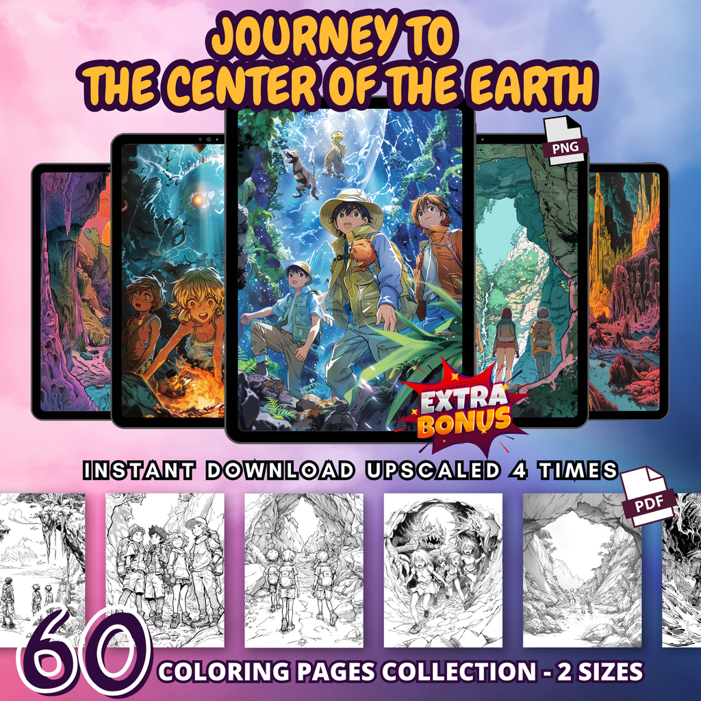 Journey To The Center Of The Earth Coloring Pages