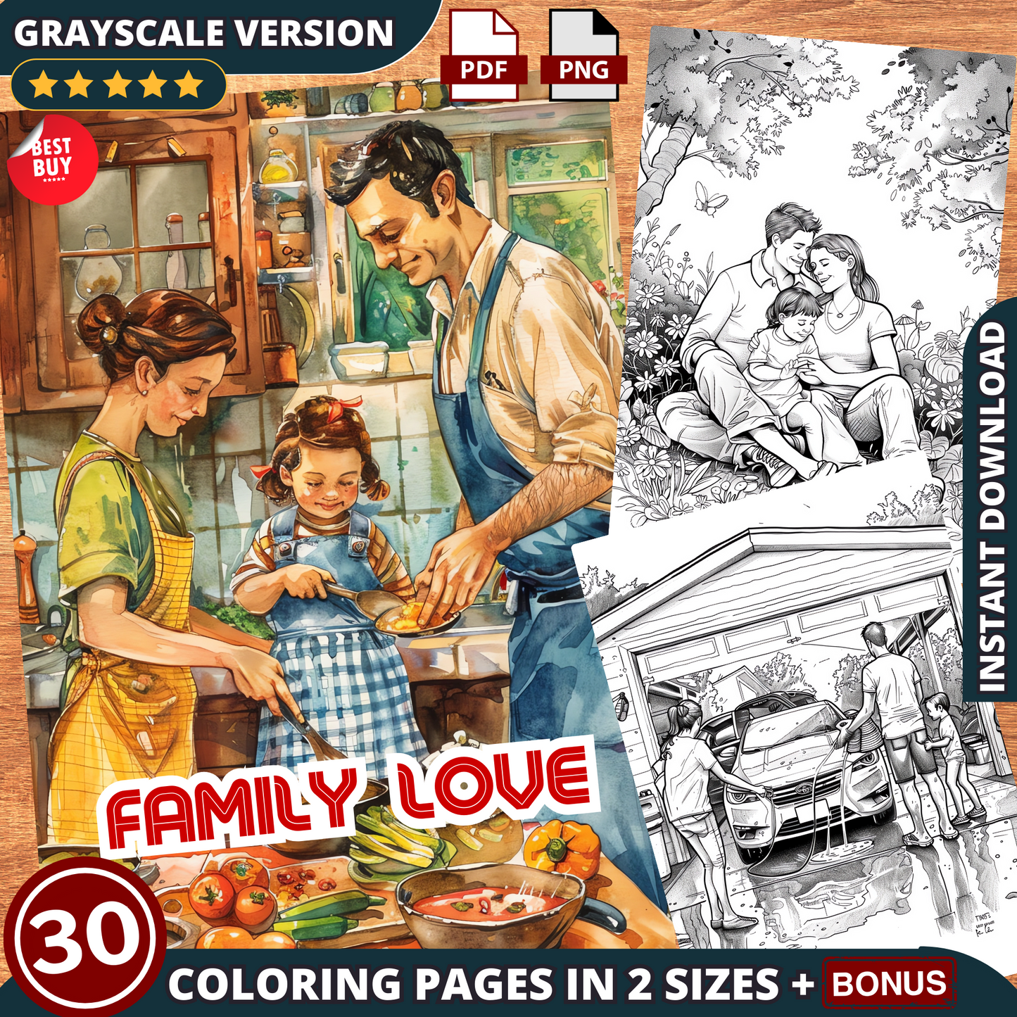Family Love Coloring Pages