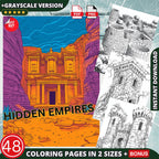 Hidden Empires Coloring Book Pages