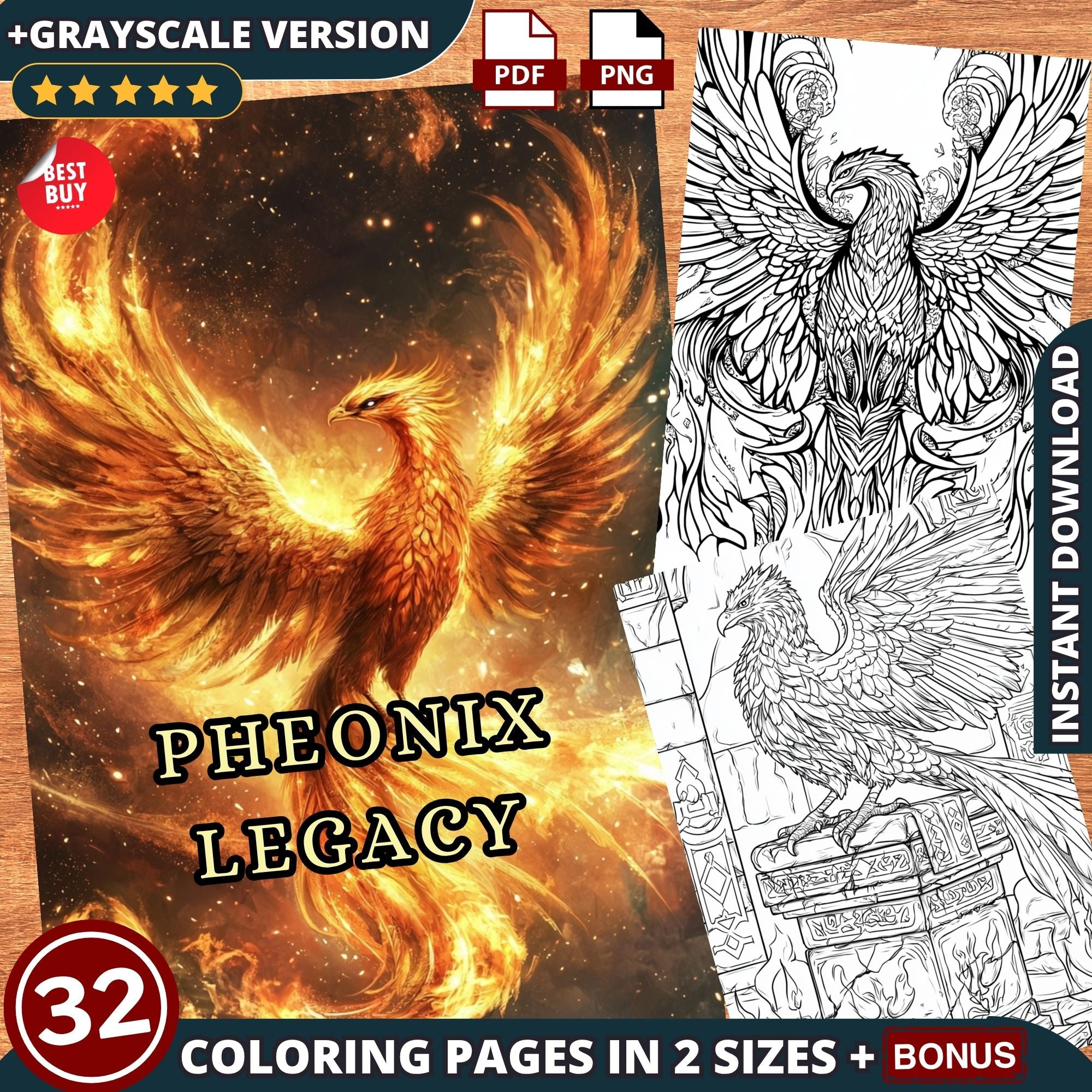 Phoenix Legacy Coloring Pages