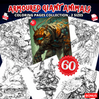 Armoured Giant Animals Coloring Pages