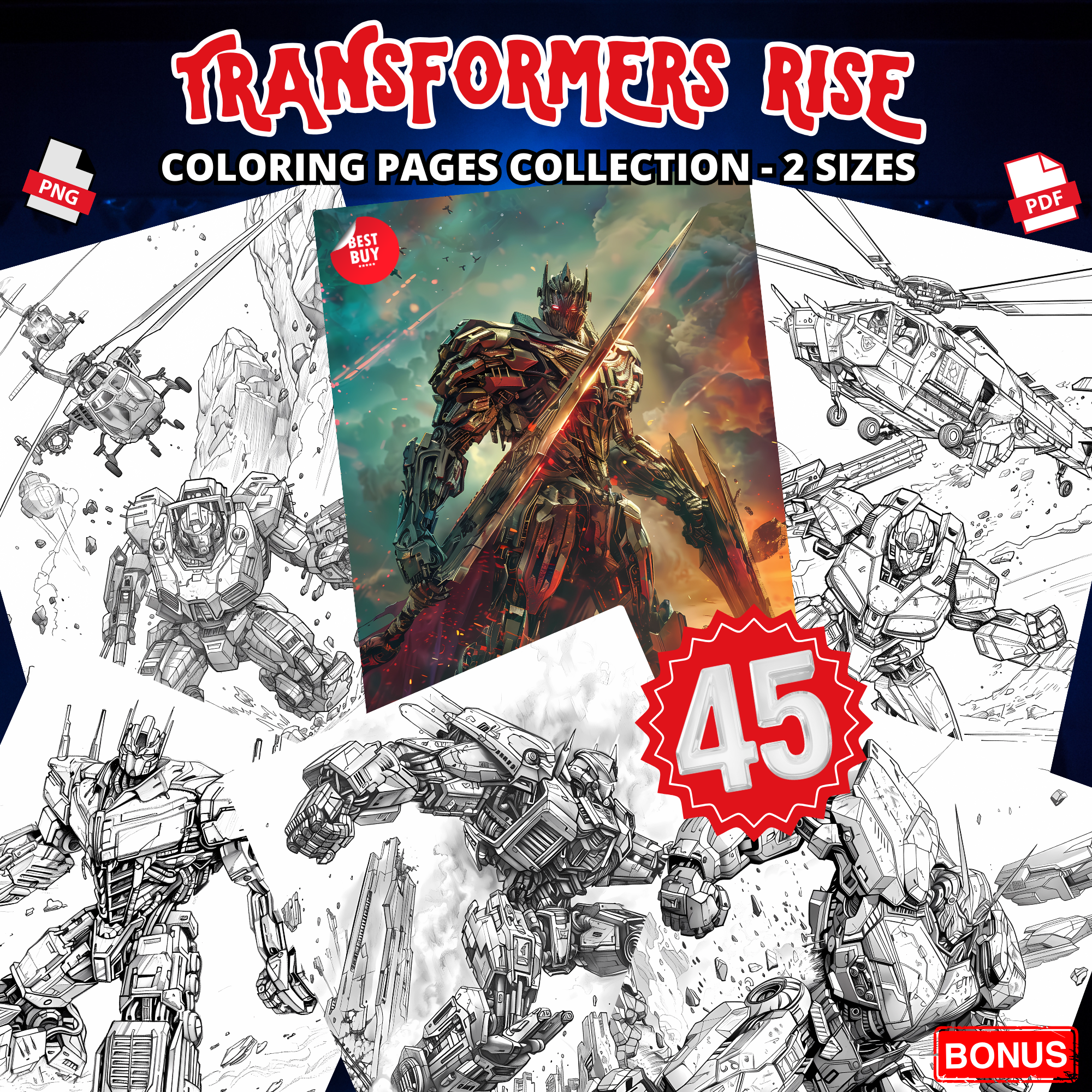 Transformers Coloring Pages
