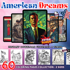 American Dreams Coloring Pages
