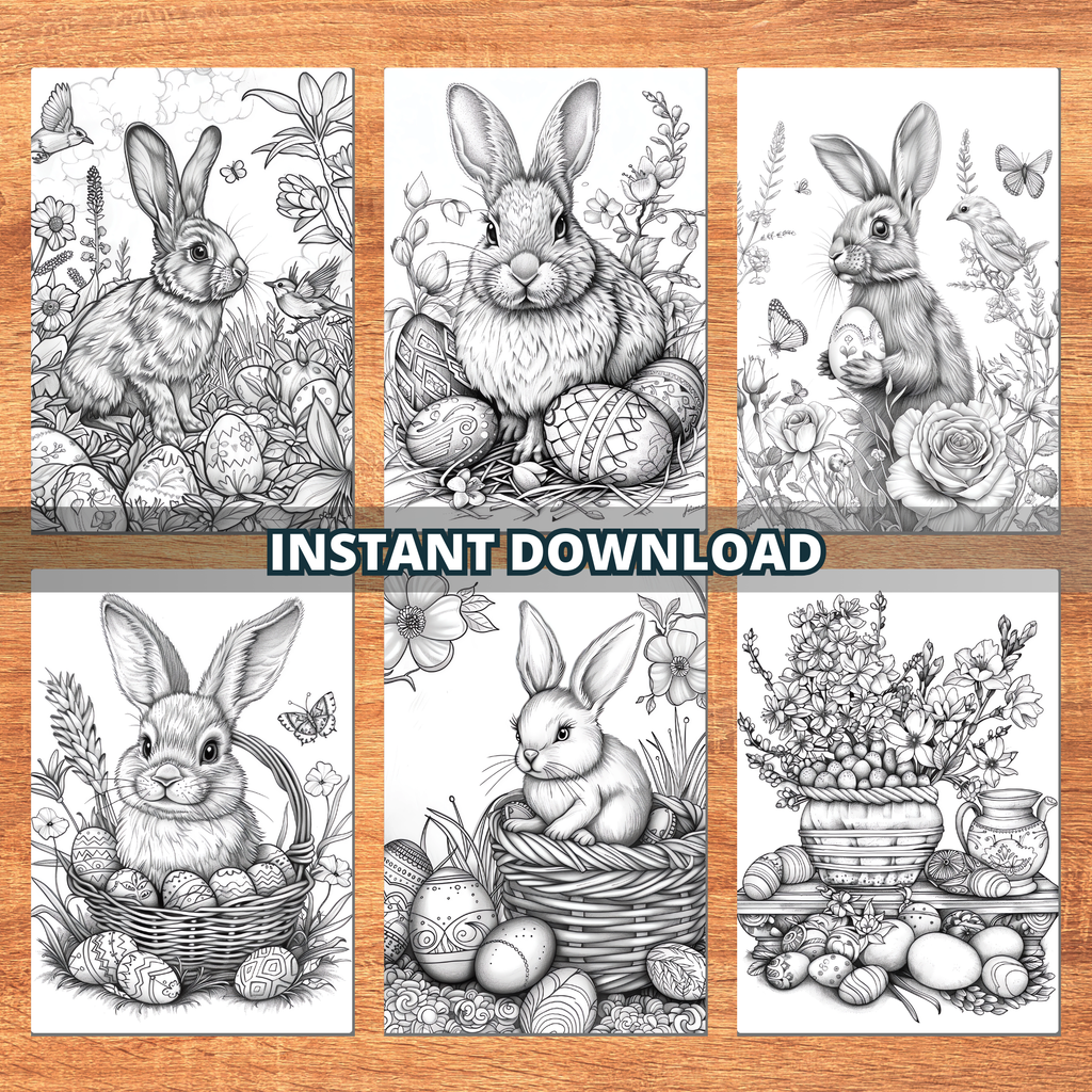 Easter Bunny Coloring Pages