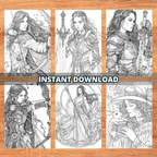 Girlie Heroes Coloring Pages