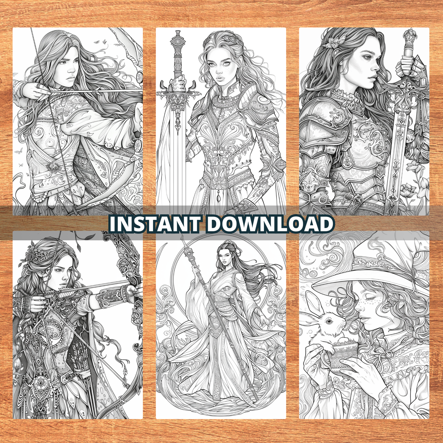 Girlie Heroes Coloring Pages