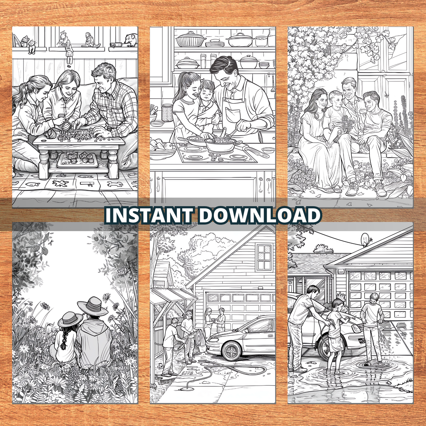 Family Love Coloring Pages