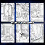 Mesuem Trapped Coloring Book Pages