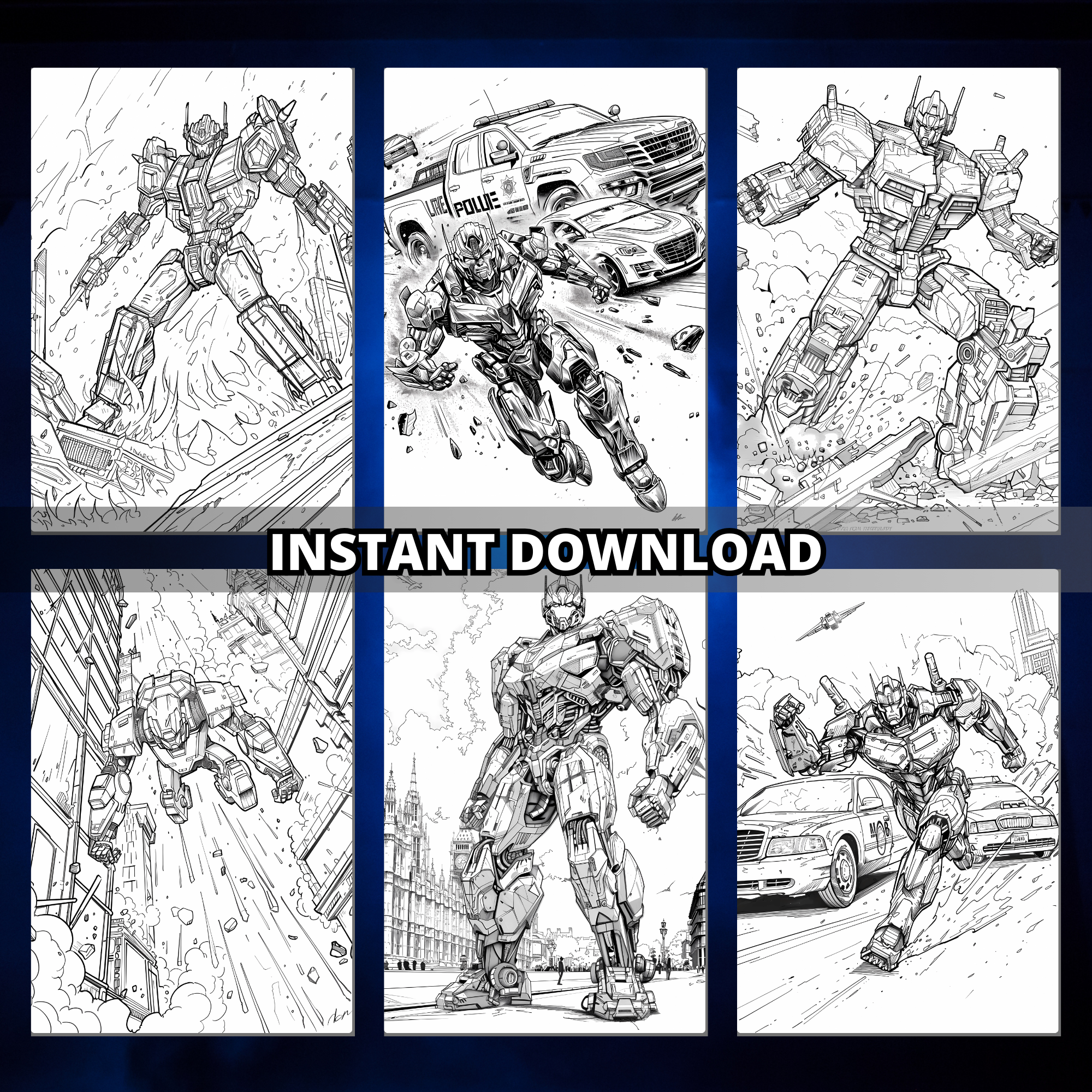Transformers Coloring Pages