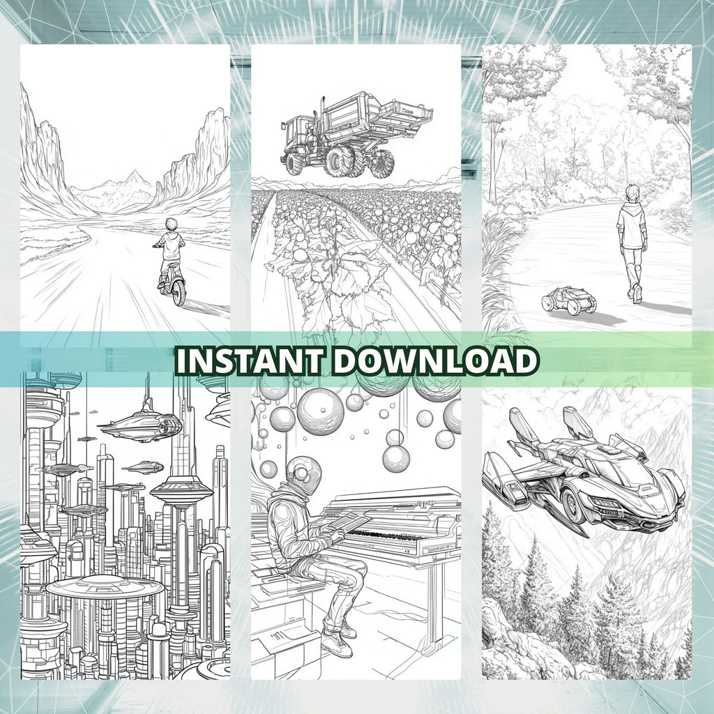 Coloring Pages From The Future