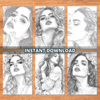 Dreams' Beautiful Girls Coloring Pages