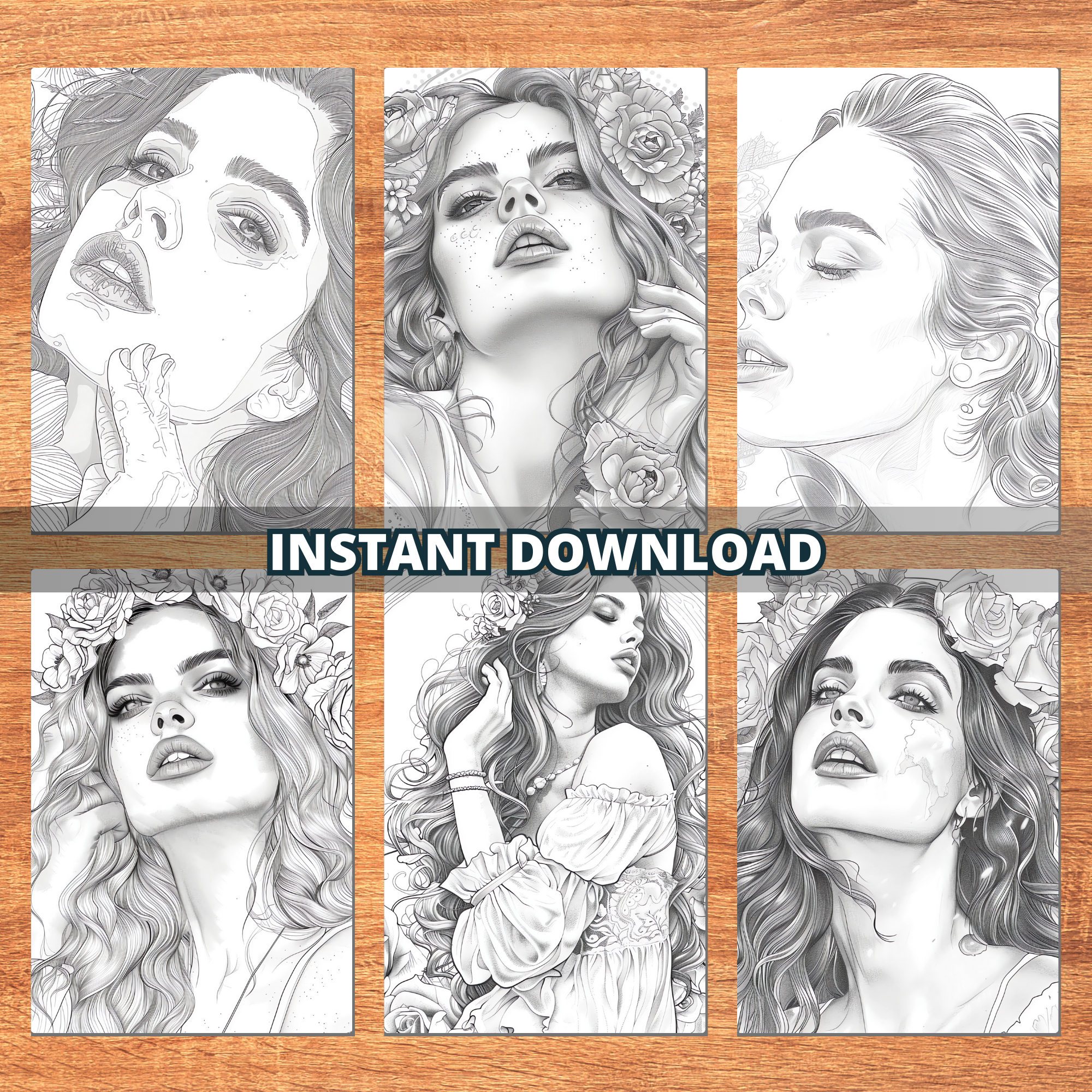 Dreams' Beautiful Girls Coloring Pages