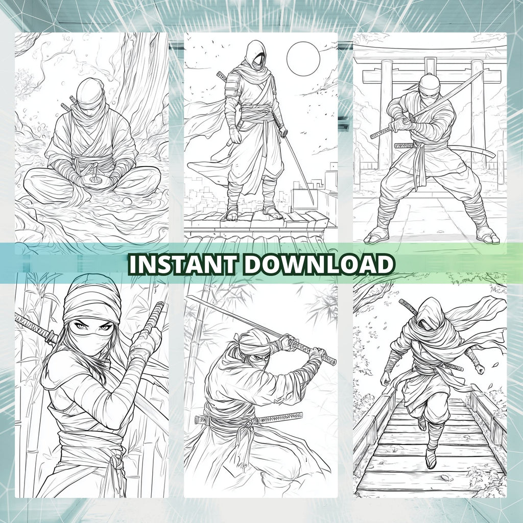 Worriers Of Shadow Coloring Book Pages
