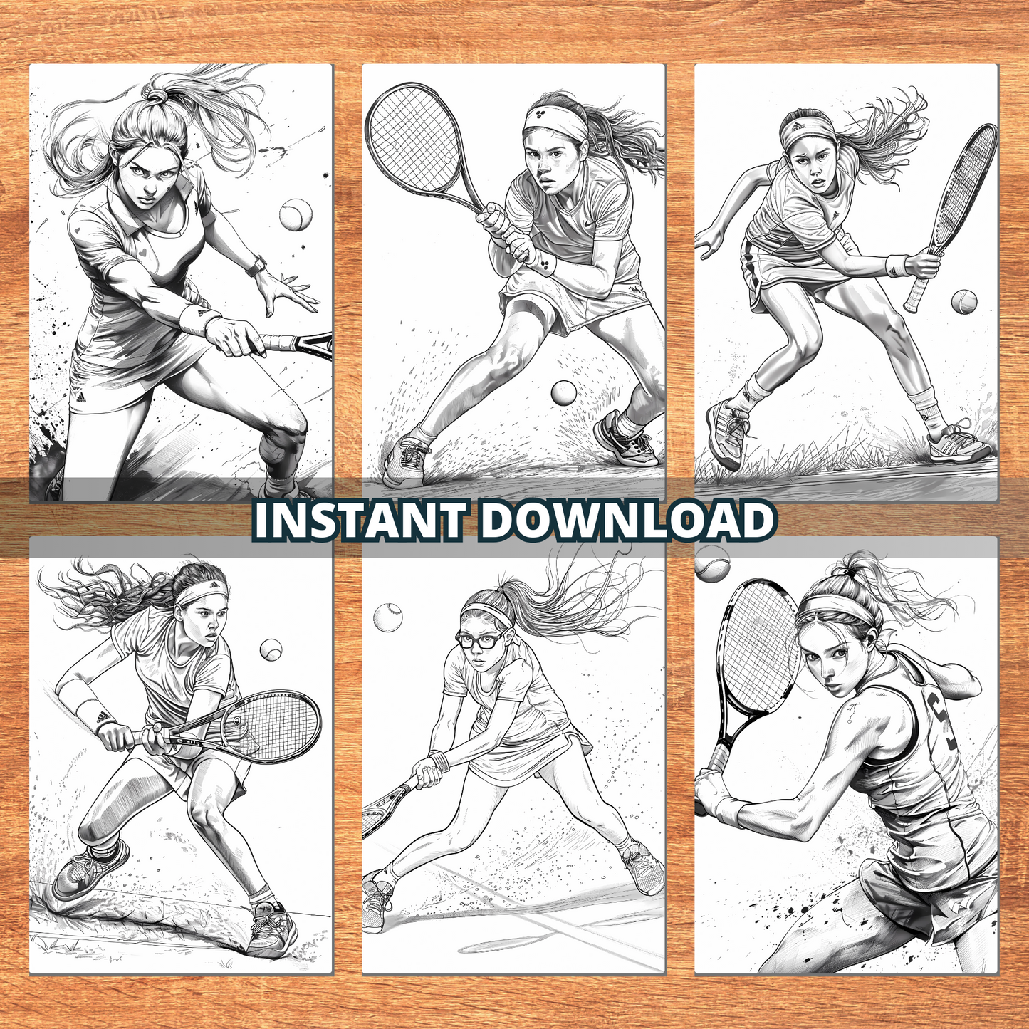 Squash Girl Coloring Pages