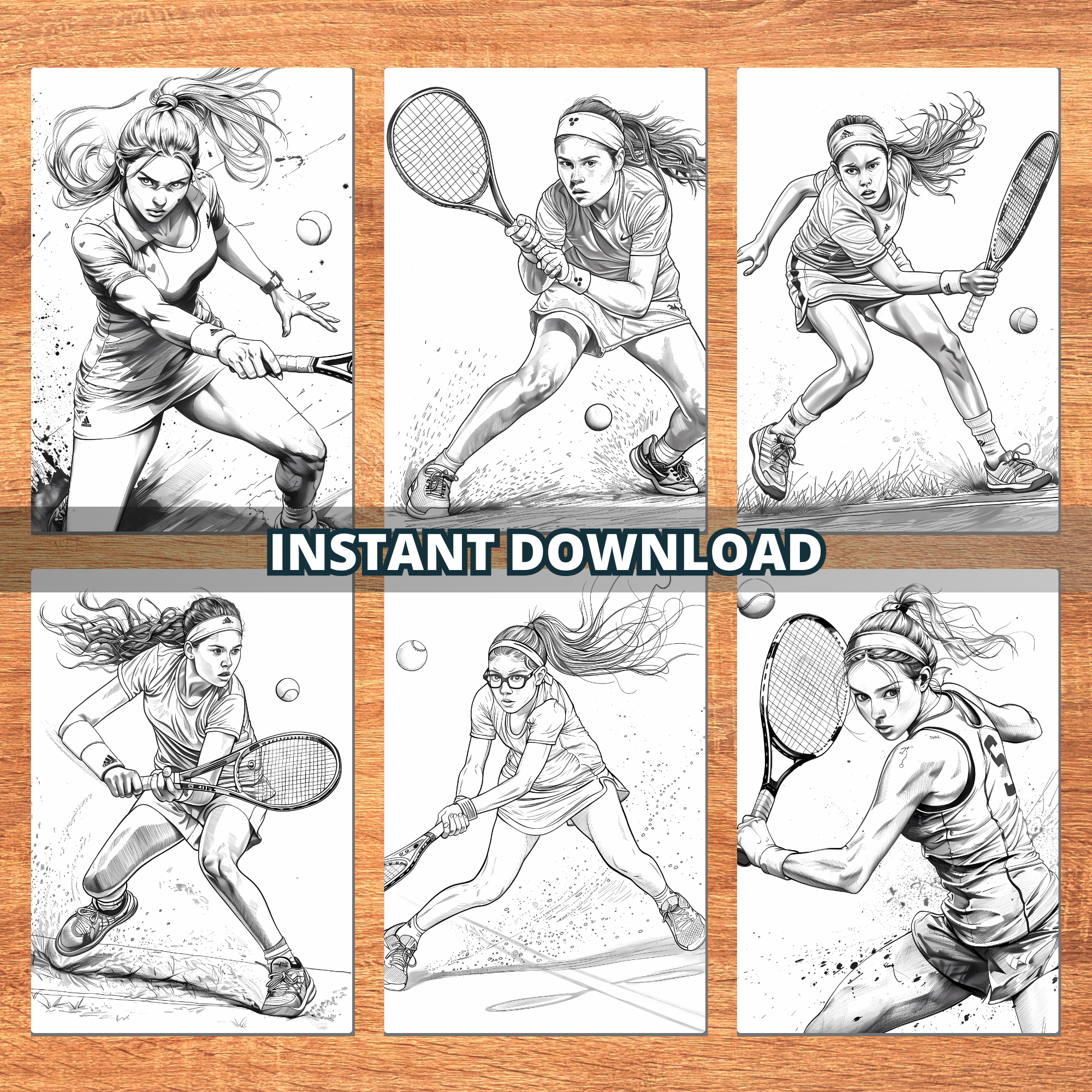 Squash Girl Coloring Pages