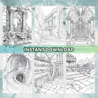 Hidden Empires Coloring Book Pages
