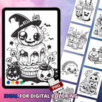 Spooky Delicious Food Coloring Pages