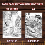 Ancient Egyptian Stories Coloring Pages