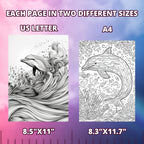 Dolphin Play Coloring Pages