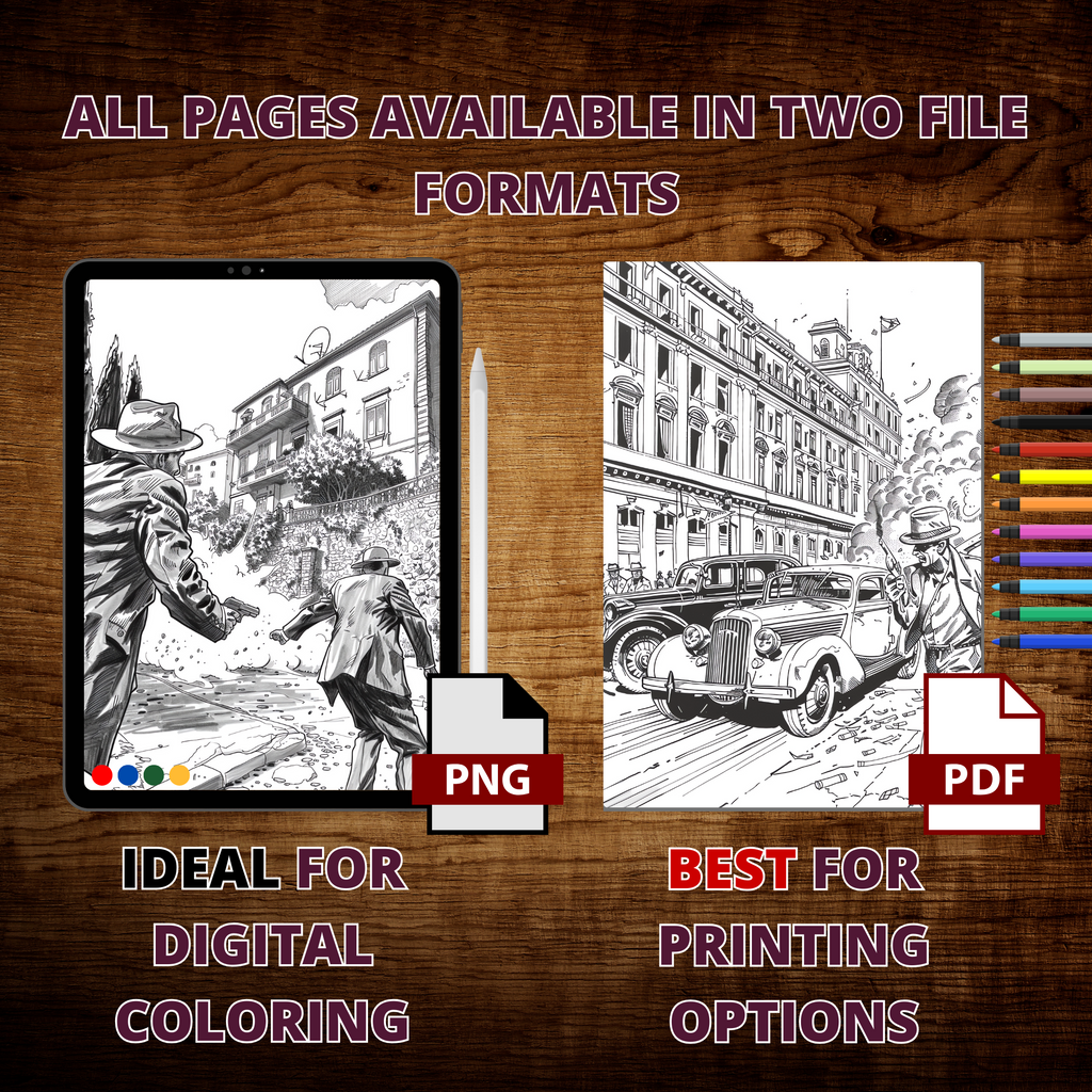 Italian Mafia Coloring Pages