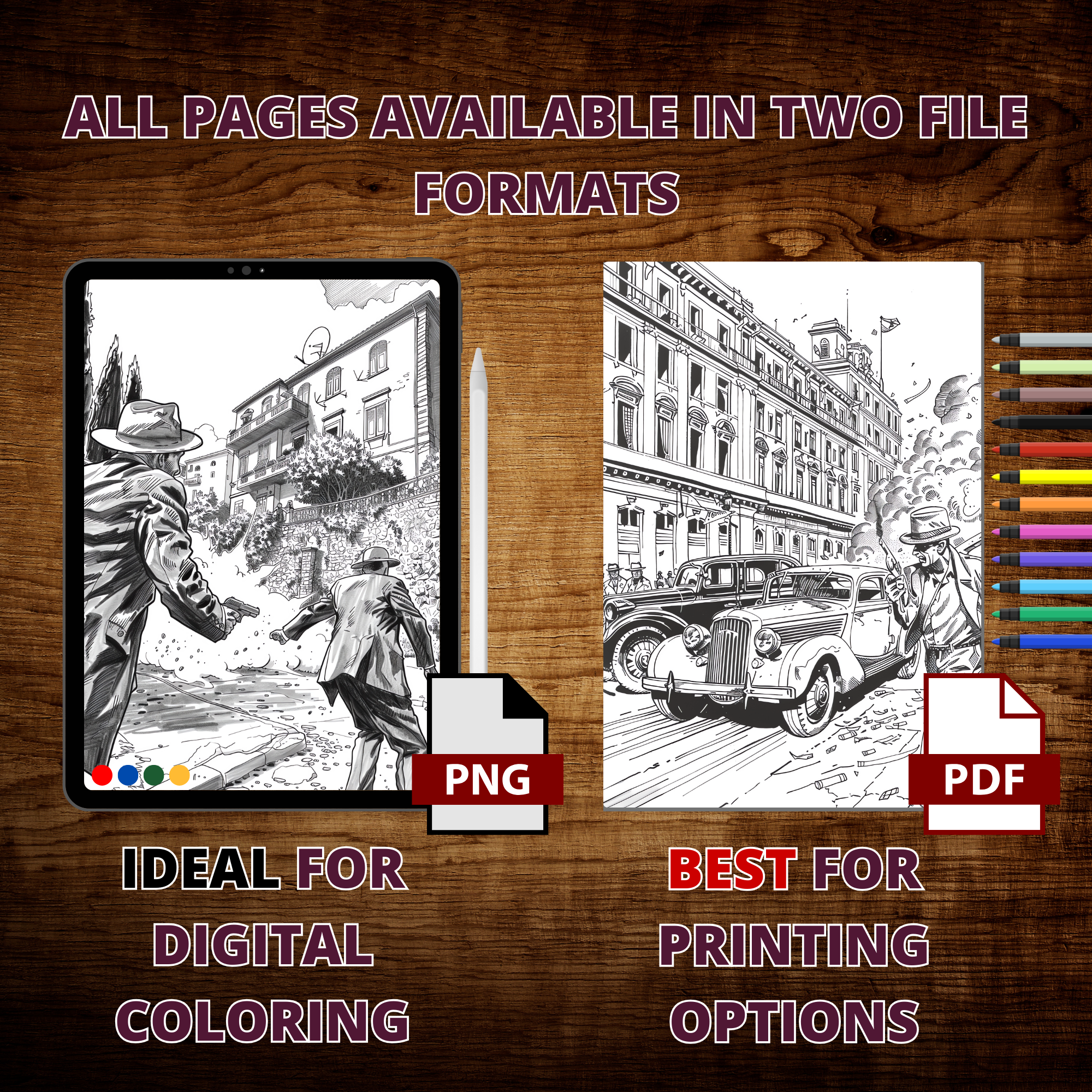 Italian Mafia Coloring Pages