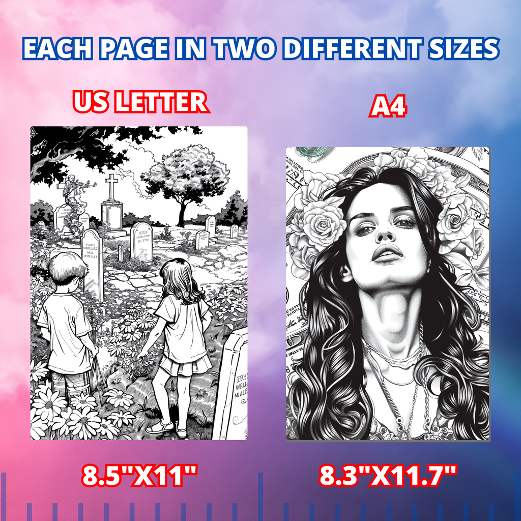 American Dreams Coloring Pages