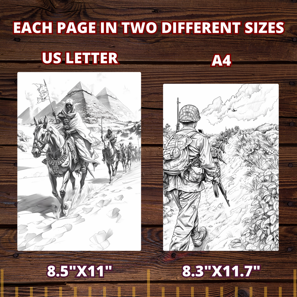 History Wars' Battlefields Coloring Pages