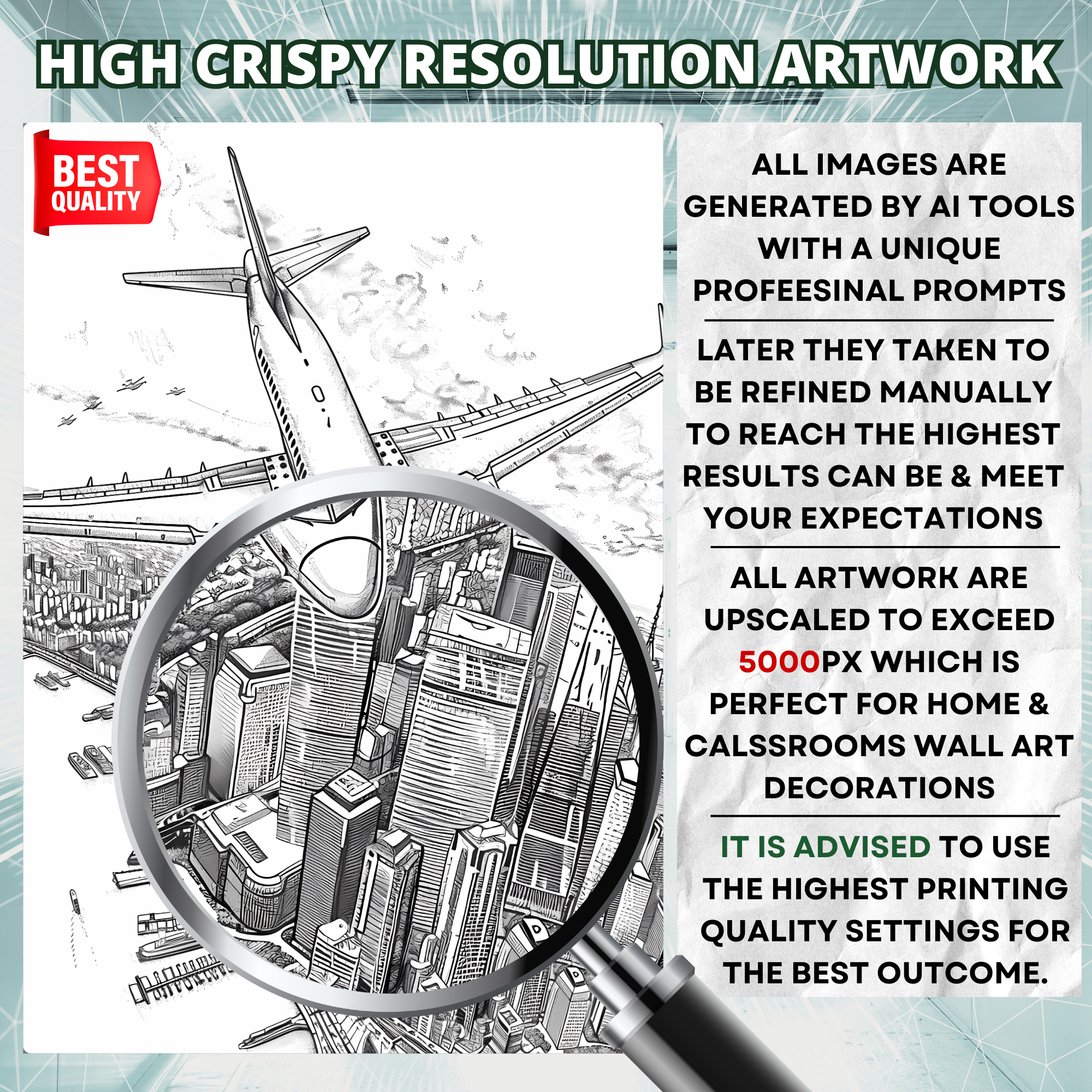 Sky Airplanes Coloring Pages
