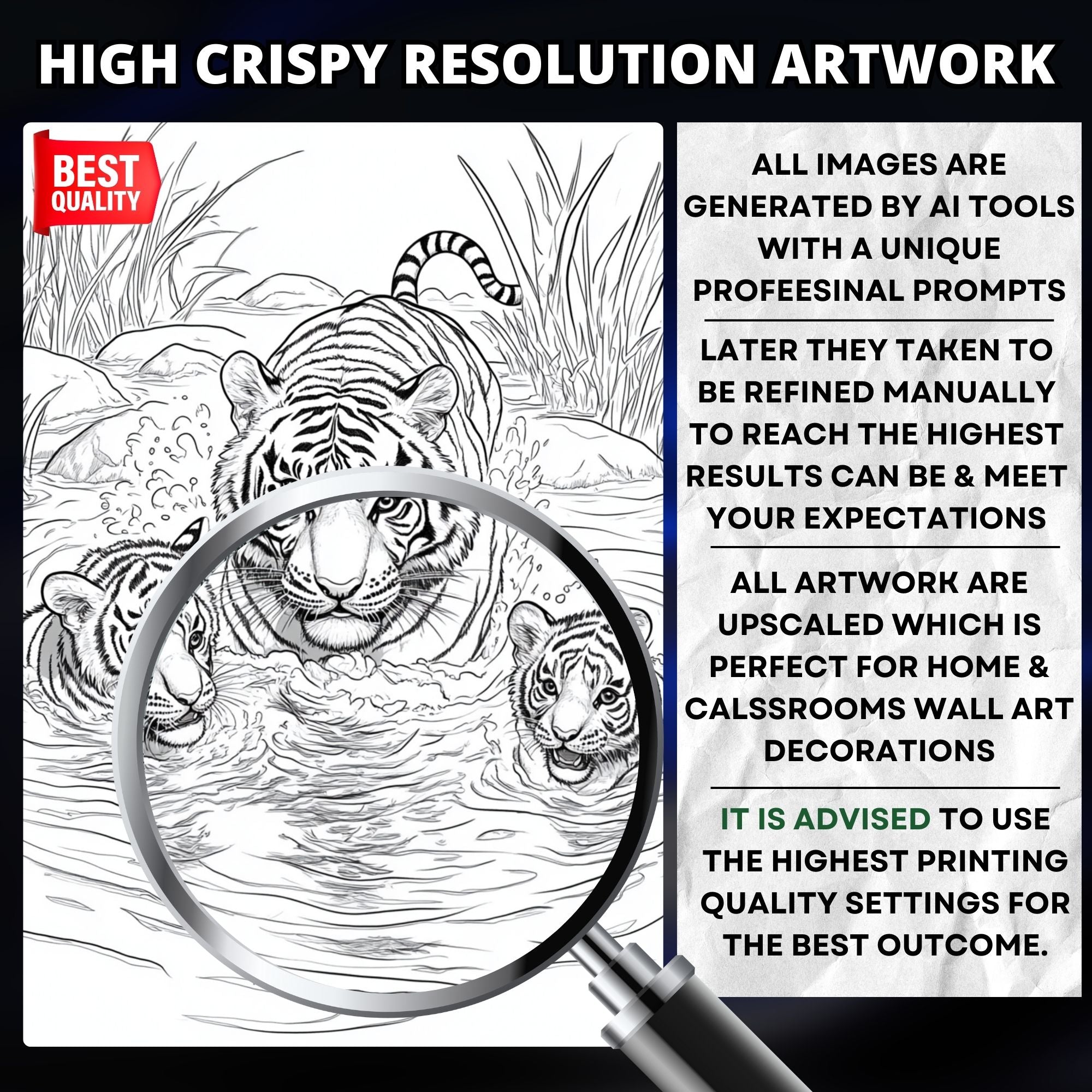 Tigers Coloring Pages