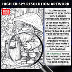 Little Footsteps (Gnomes) Coloring Book Pages