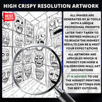 Mesuem Trapped Coloring Book Pages