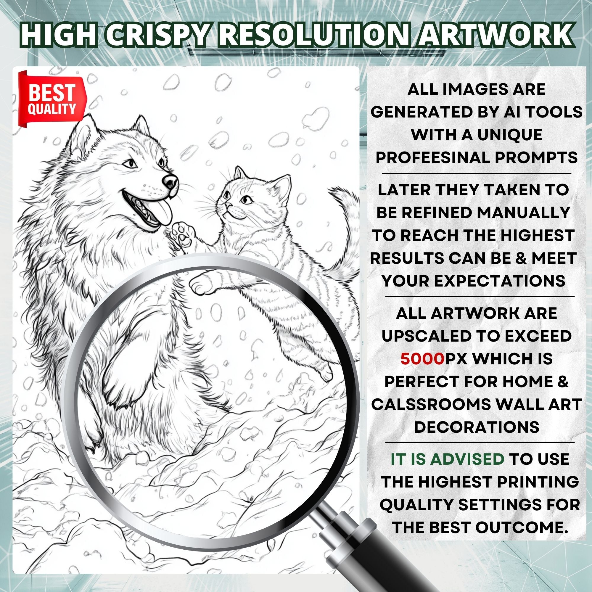 Puppies & Pussies Coloring Book Pages