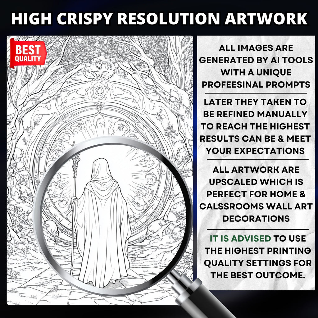 Age Of Magic Coloring Pages